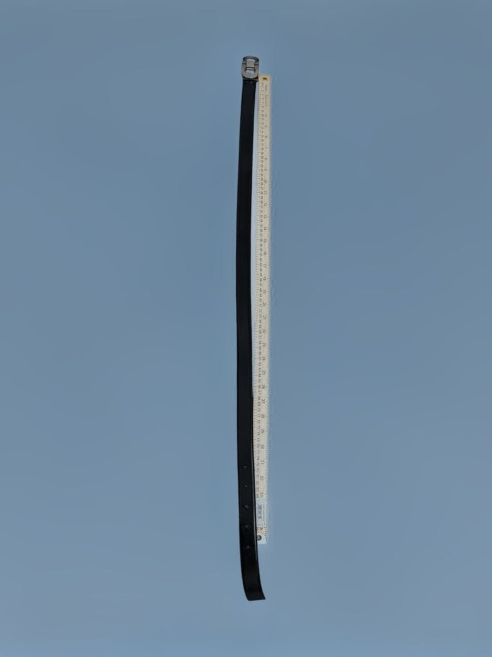 Classic Black Leather Belt - Picture 10 of 10
